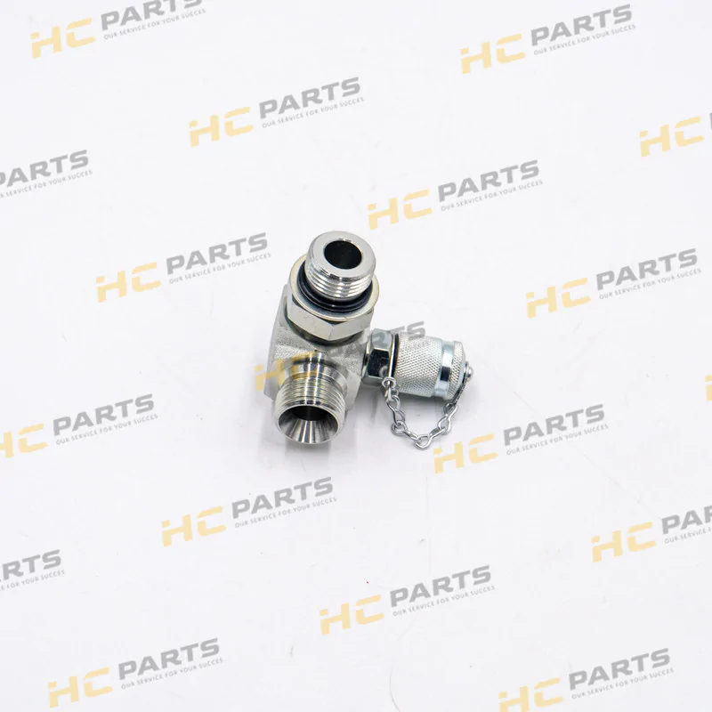 JCB Переходник с измерительной точкой 7/8SAE x 5/8BSP - AZERI PARTS