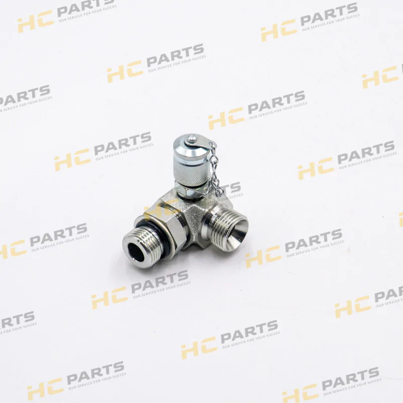 JCB Переходник с измерительной точкой 7/8SAE x 5/8BSP - AZERI PARTS