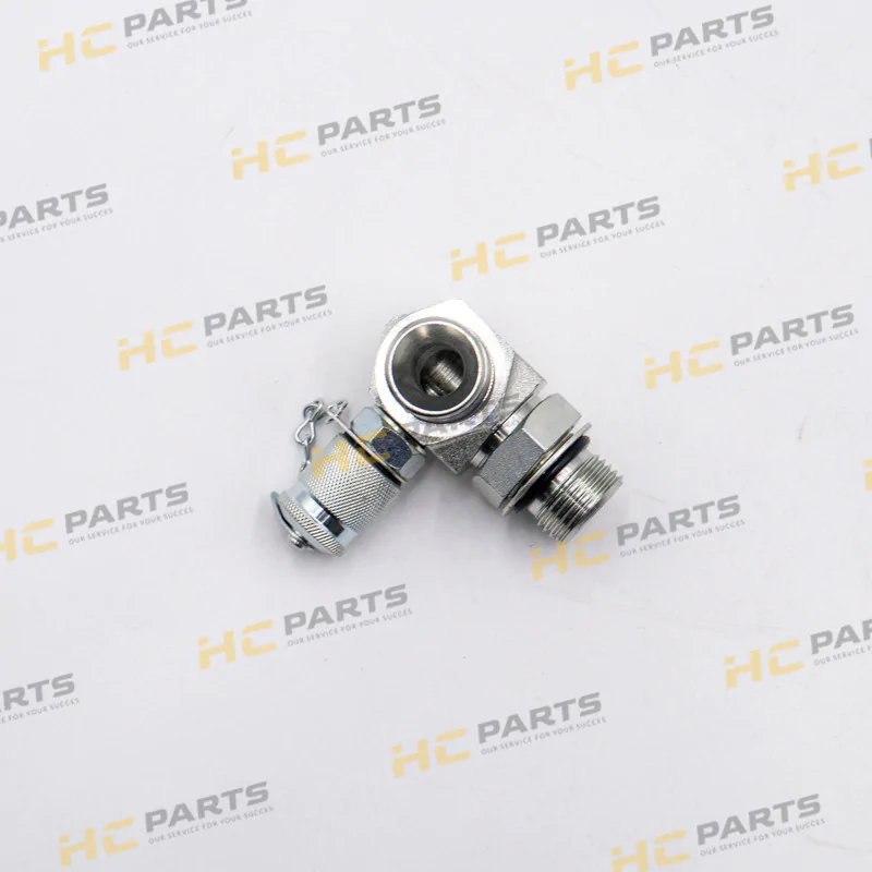 JCB Переходник с измерительной точкой 7/8SAE x 5/8BSP - AZERI PARTS