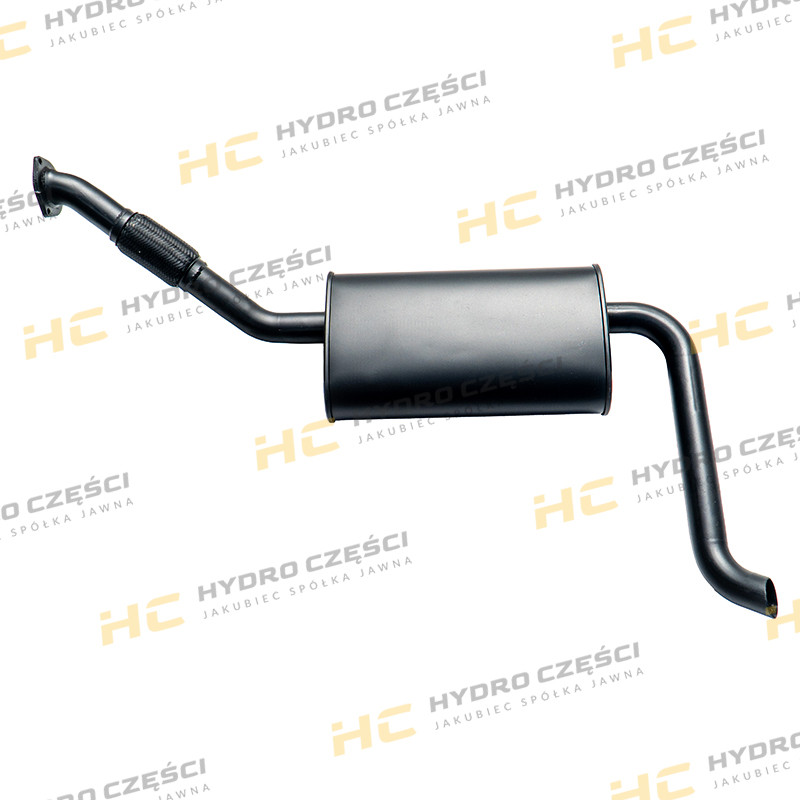 JCB Tłumik silnik Perkins RE RG RJ - AZERI PARTS