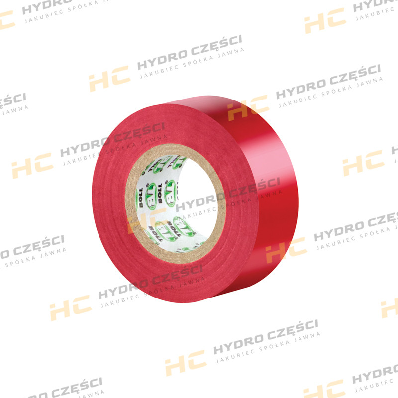 Красная изоляционная лента BOLL, 0,13 мм x 19 мм x 10 м