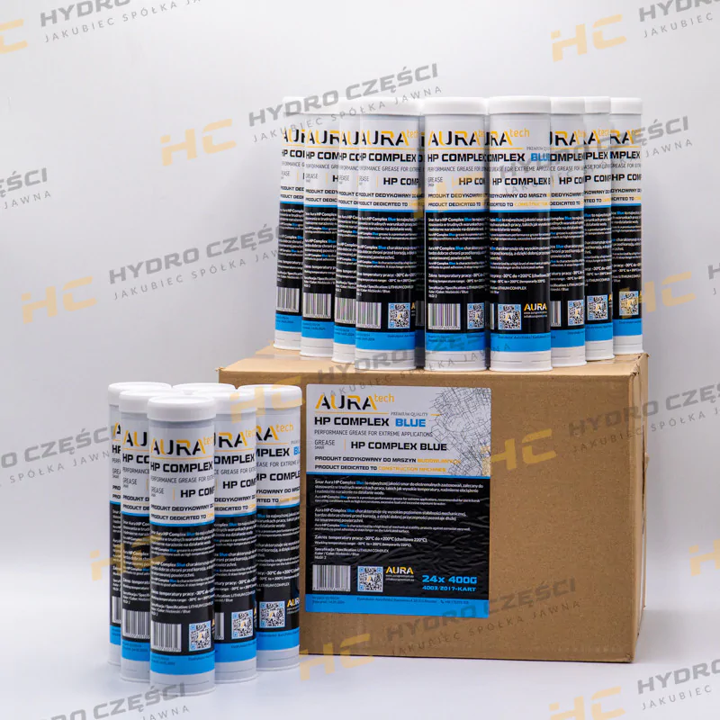 Набор из 24 тюбиков AURA Grease HP Complex, синий — 400 г