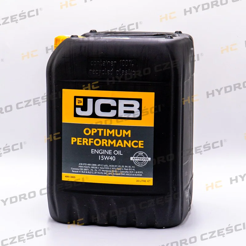 JCB 15w40 моторное масло 20л-Оригинал (4001/1805)