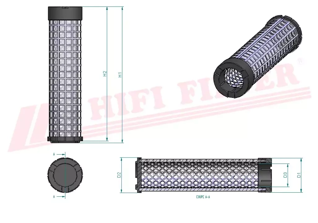 Воздушный фильтр HIFI FILTER SA 16252