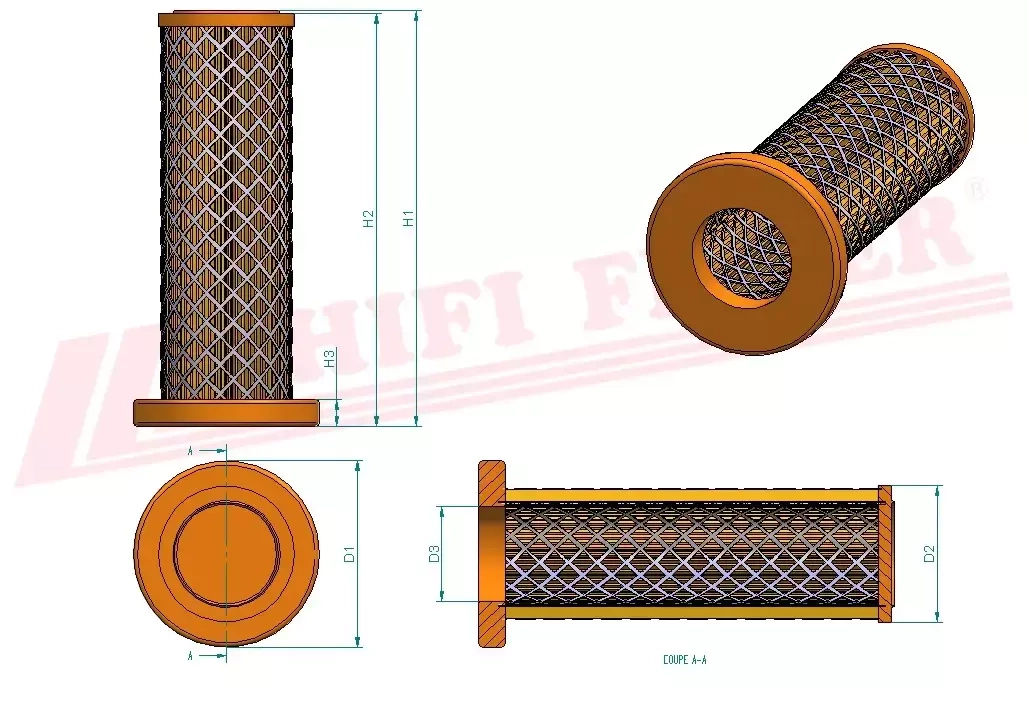 Воздушный фильтр HIFI FILTER SA 16454