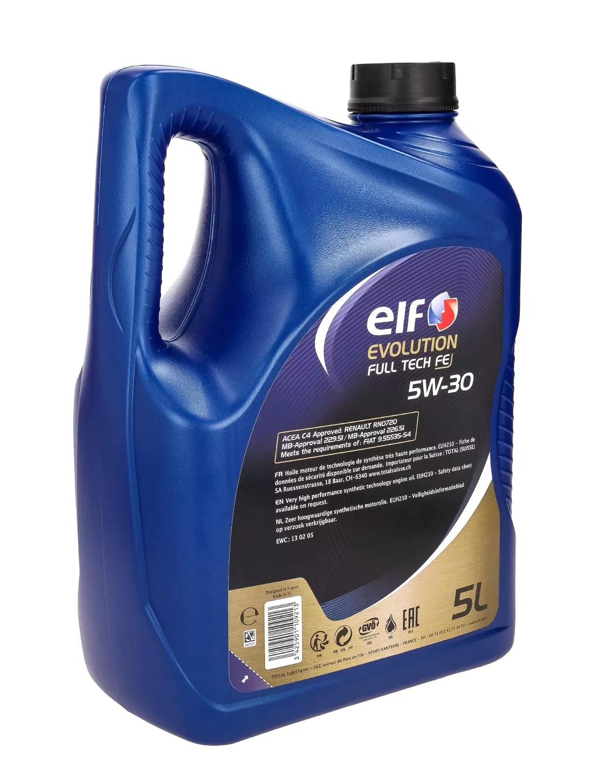 Моторное масло Elf Evolution Full-Tech FE 5W-30, 5 л