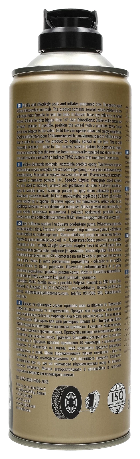 Препарат K2 TIRE DOKTOR, 500 мл