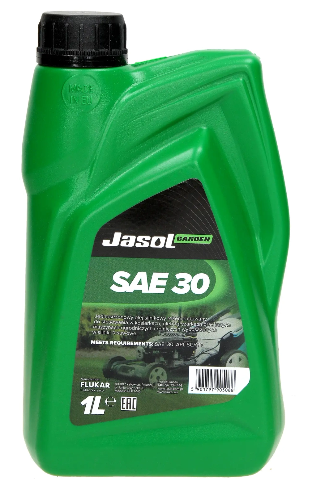 Olej do kosiarek Jasol Garden 4T SAE 30 - 1Л