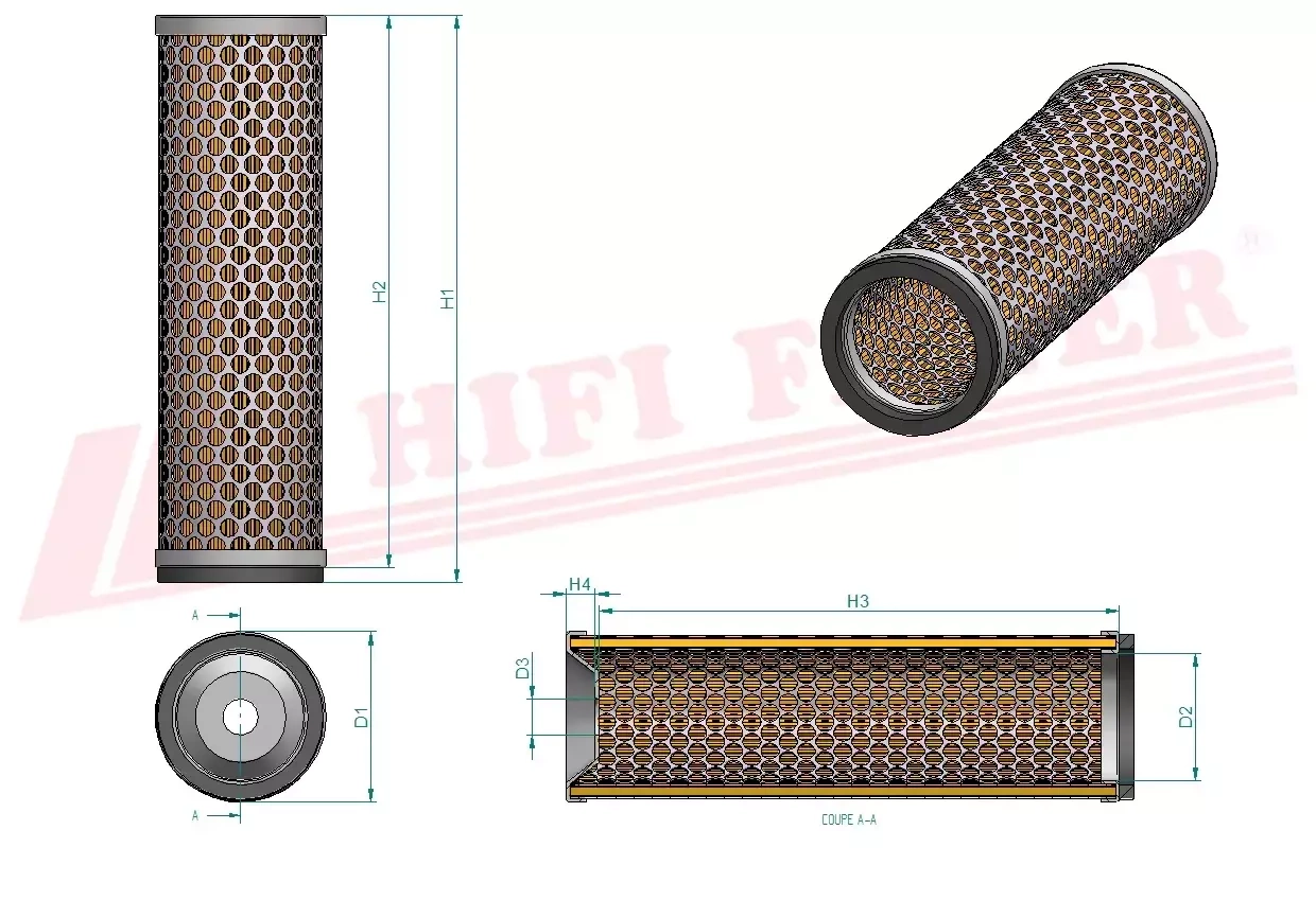 Воздушный фильтр HIFI FILTER SA 14710