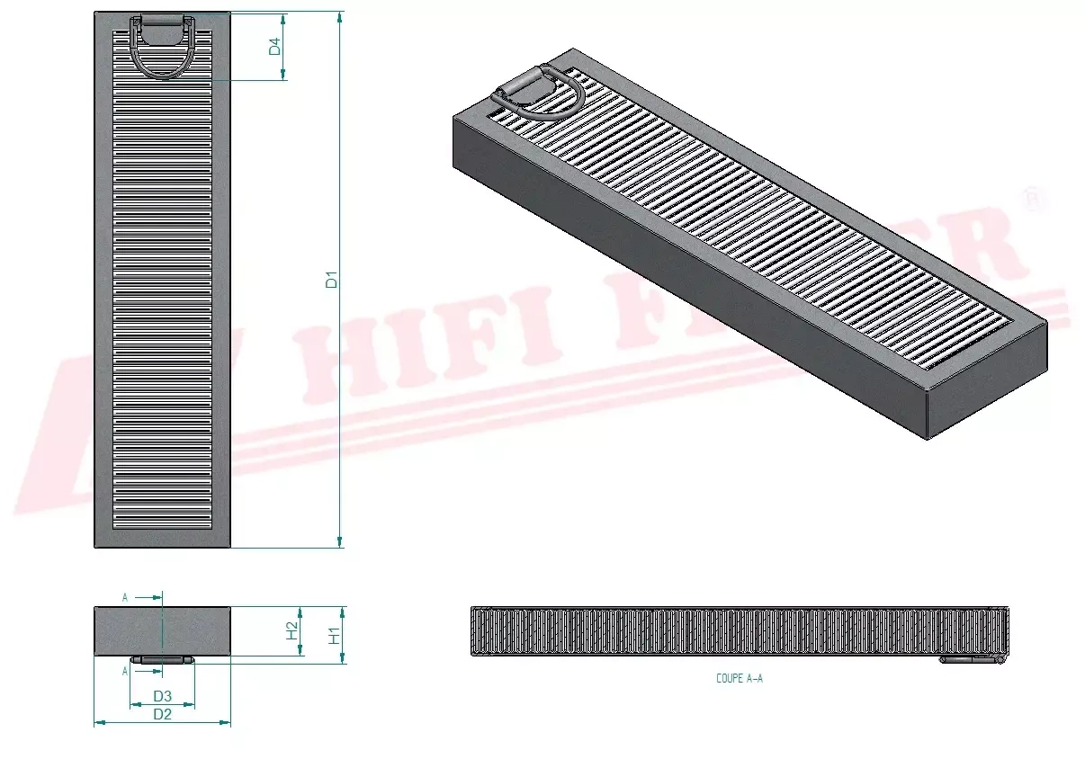 Салонный фильтр HIFI FILTER SC 90299