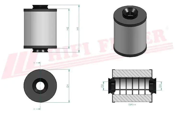 Фильтр-сепаратор odmy HIFI FILTER SAO 8666