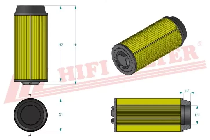 Воздушный фильтр HIFI FILTER SA 17100