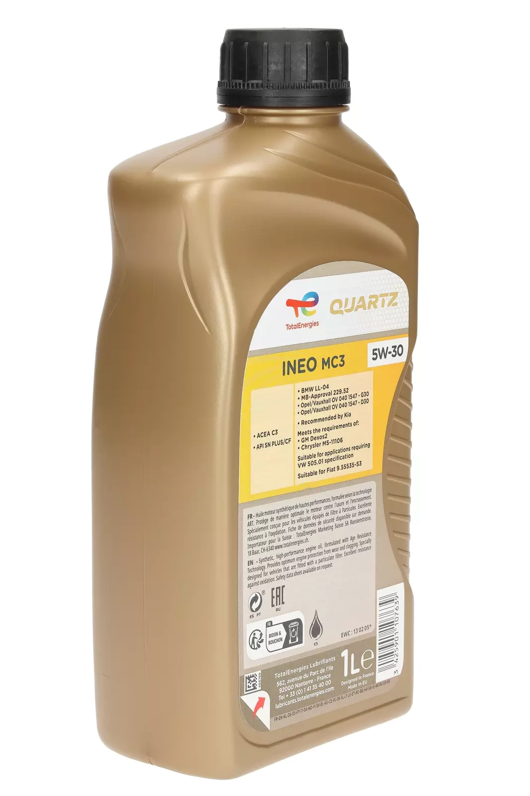 Моторное масло Total Quartz Ineo MC3 5W-30 1L