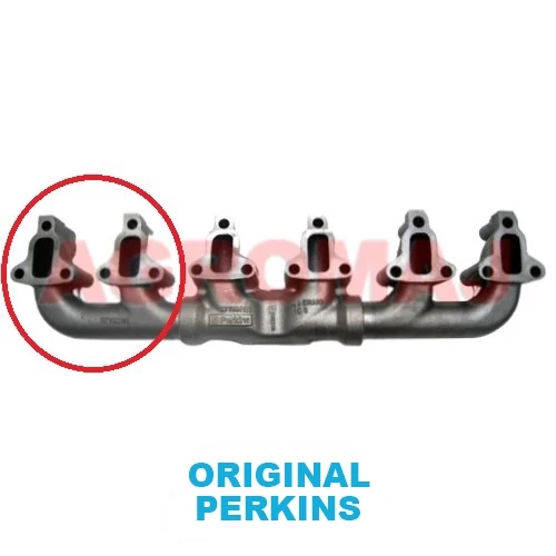 3778m121- PERKINS Выхлопной коллектор 1106C-E60TA