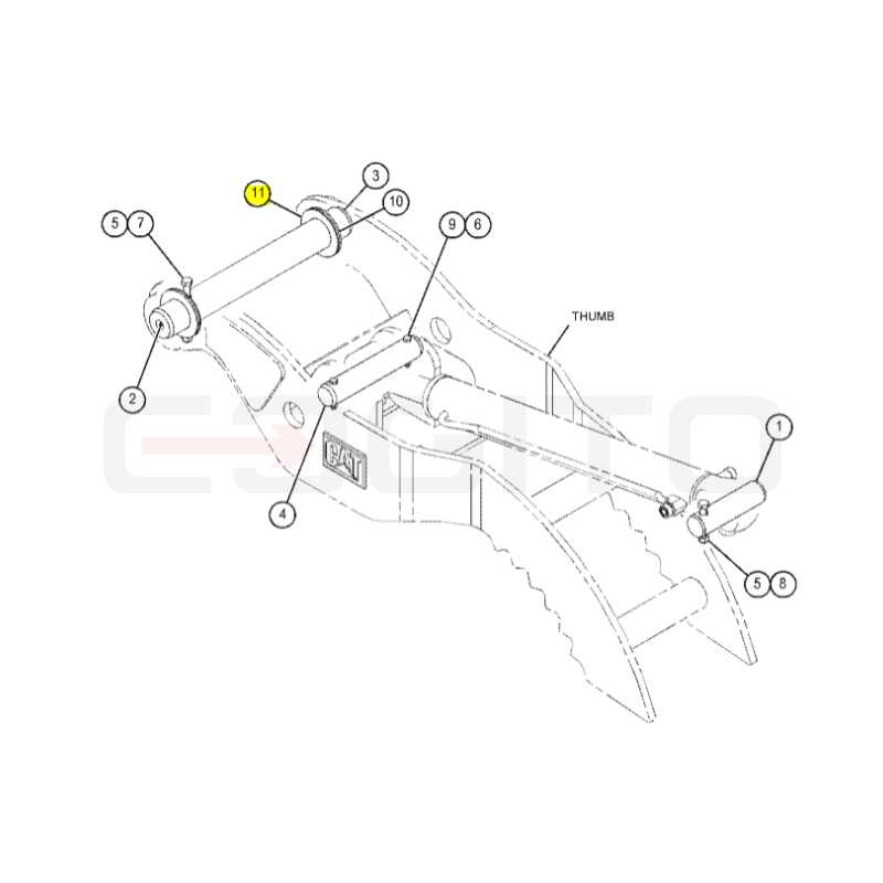 ПРОКЛАДКА CAT ЭКСКАВАТОР-ПОГРУЗЧИК