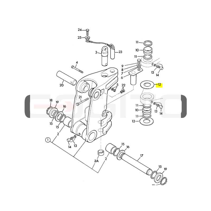 Шайба задней бабки 4MM экскаватор-погрузчик JCB