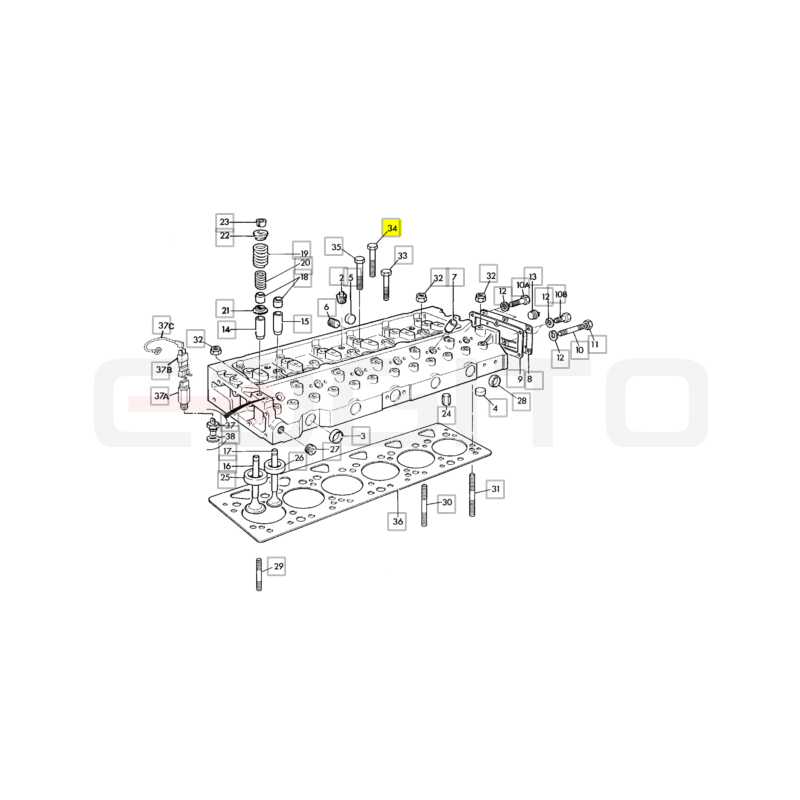 ГЛАВНЫЙ ВИНТ JCB ЭКСКАВАТОР-ПОГРУЗЧИК КОЛЕСНЫЙ ПОГРУЗЧИК