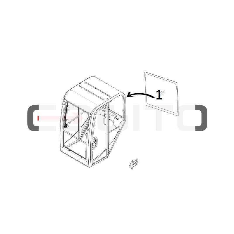 Мини-коптильня SZYBA TYLNA SITODRUK CATERPILLAR 301.4C WACKER NEUSON 1404RD
