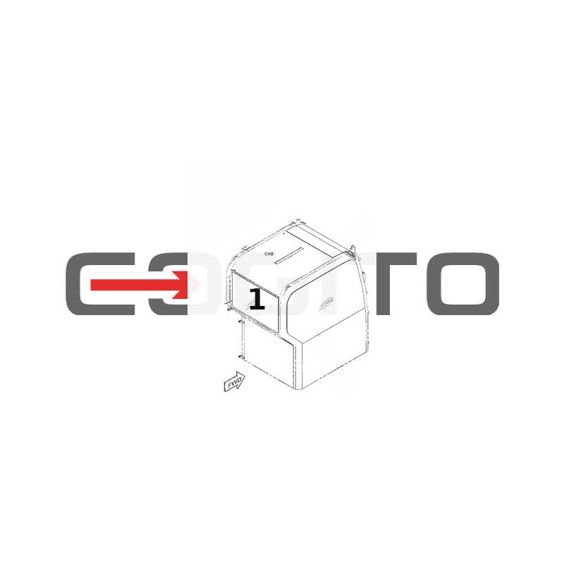 Мини-копер SZYBA TYLNA SITODRUK CAT 308E