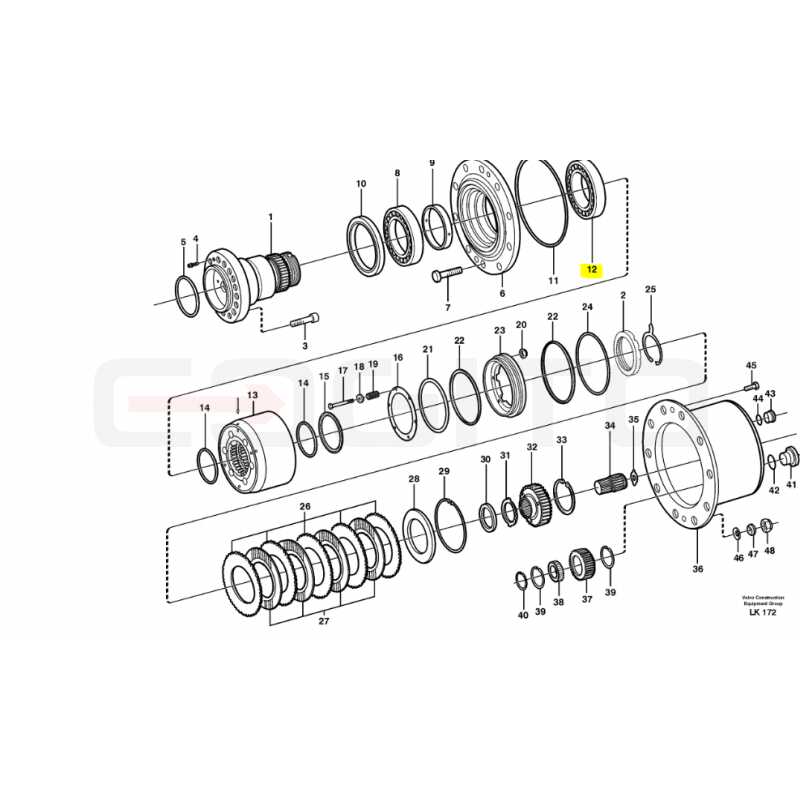 ПОДШИПНИК СТУПИЦЫ VOLVO ПОГРУЗЧИК ЭКСКАВАТОР CVA