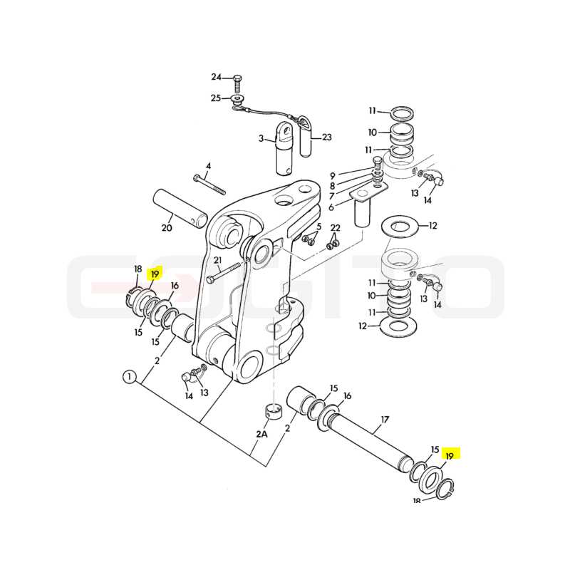ПРОКЛАДКА ШТИФТА CVA 3CX 4CX JCB