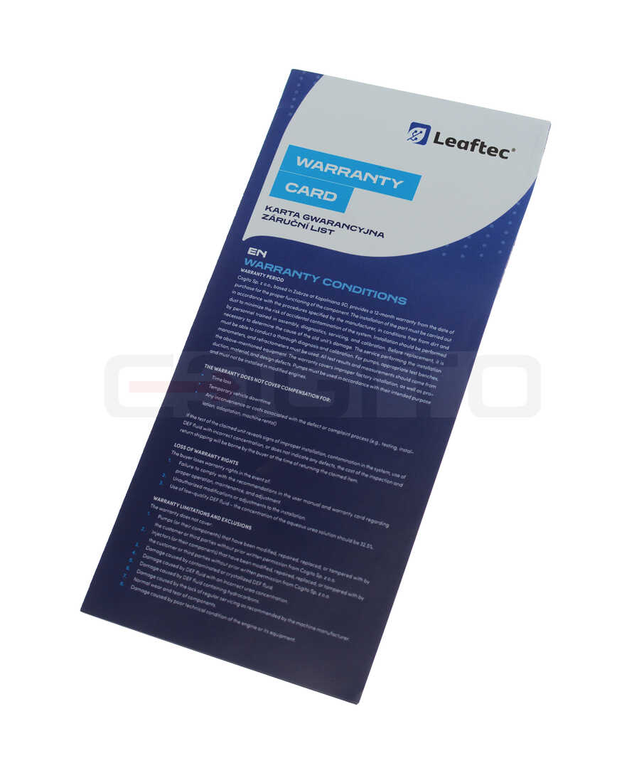 КЛАПАН DEF ADBLUE LEAFTEC CAT