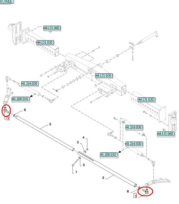 ПОВОРОТНЫЙ ШАРНИР NEW HOLLAND CASE 84073399-84442906