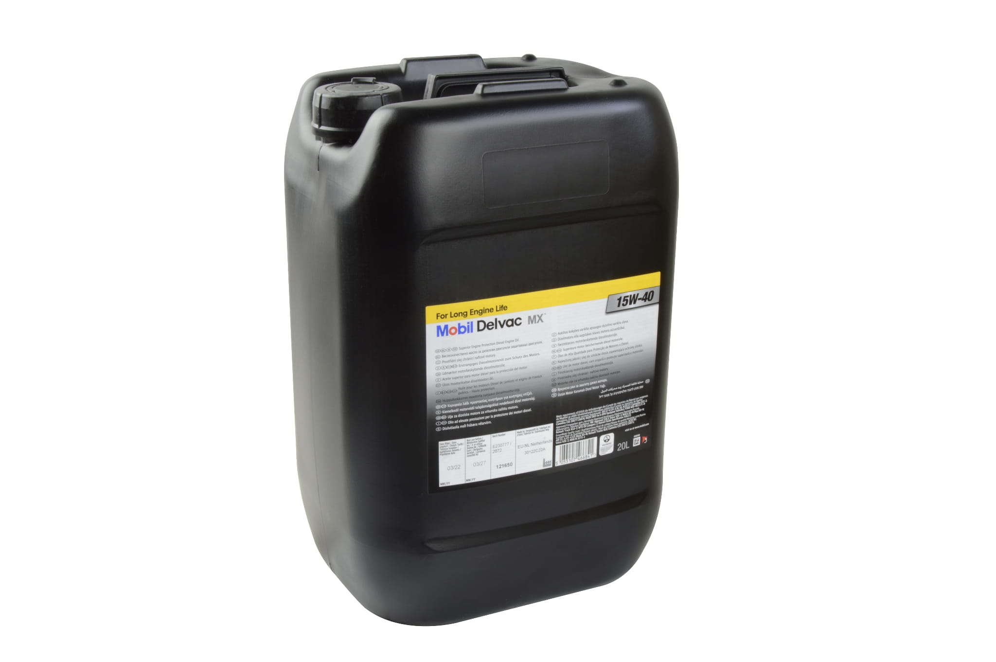 Моторное масло Mobil Delvac MX 15W40 (20 л) для строительной и сельскохозяйственной техники
