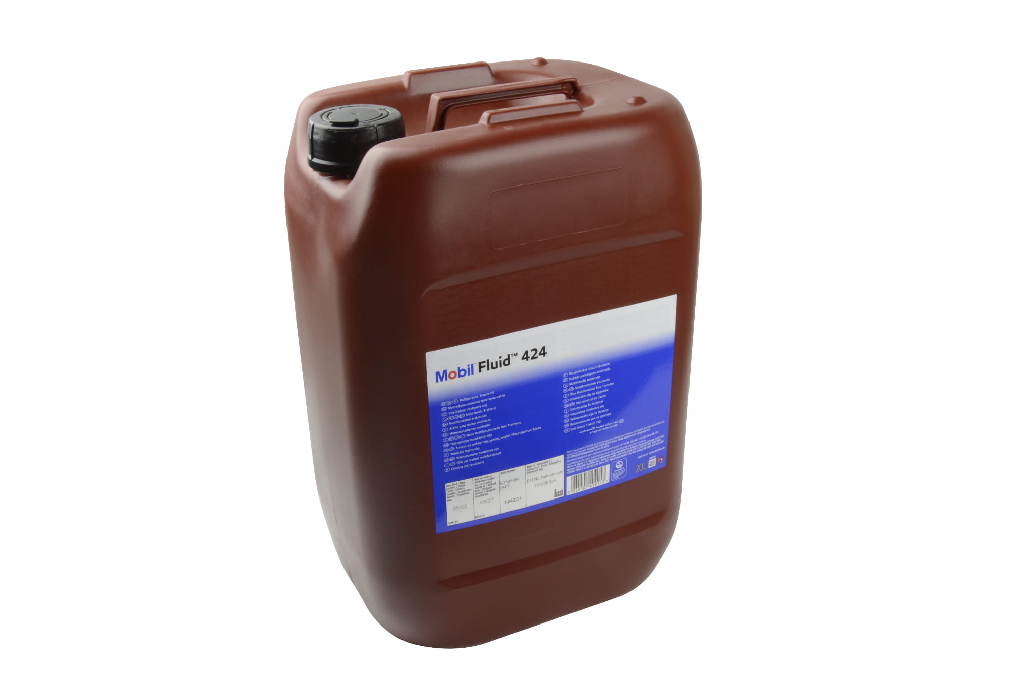 Трансмиссионно-гидравлическое масло Mobilfluid 424 UTTO