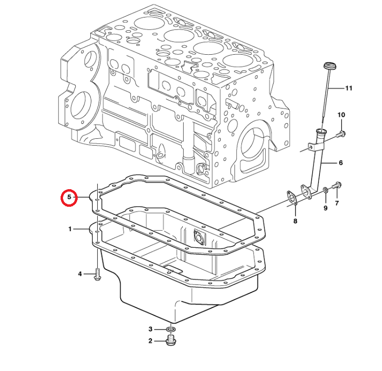КРЫШКА МАСЛЯНИЦЫ VOLVO BL61 BL71