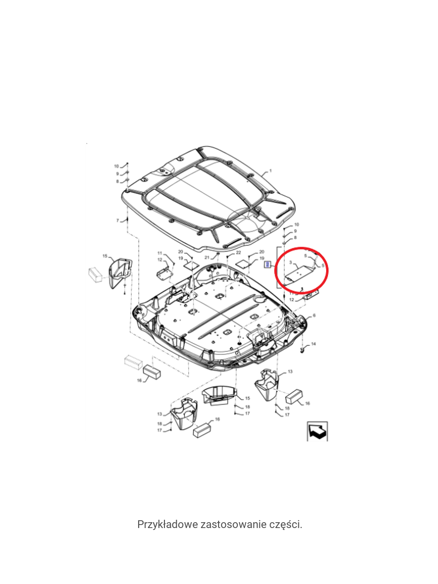 Подставка для сушек New Holland CNH 84255896
