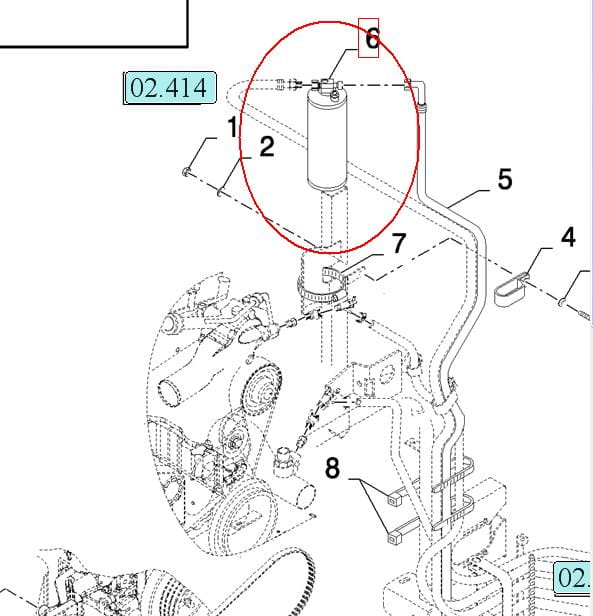 ФИЛЬТР ОСУШАЮЩИЙ ДЛЯ КЛИМАТ-КОНТРОЛЯ NEW HOLLAND CASE 84058791