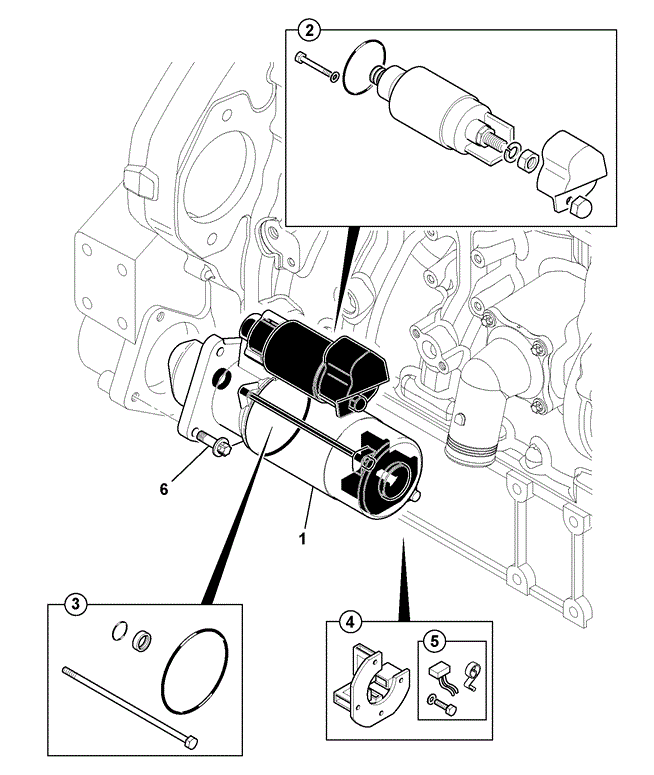 Розжиг JCB 3CX 4CX 12 В 4,2 кВт — искра зажигания (OEM 320/09022)