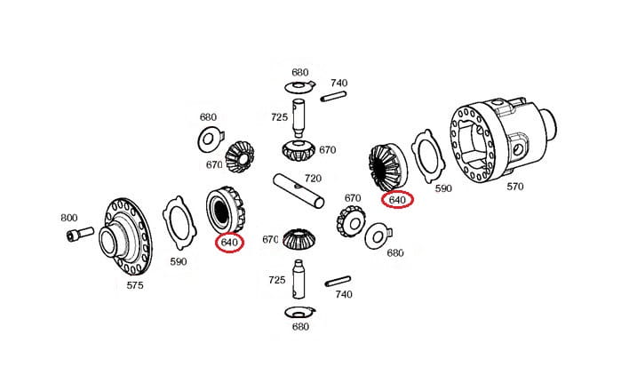 КОРОННОЕ КОЛЕСО ДИФФЕРЕНЦИАЛА МОСТ ZF 4482330002