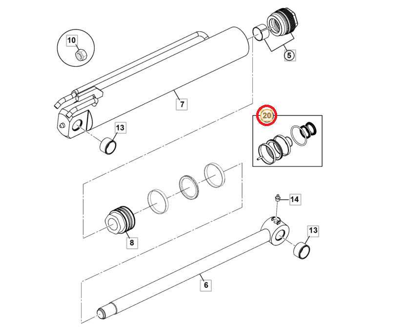 Комплект уплотнений MINI {_b0_} 8016-8020 332 / Z2200