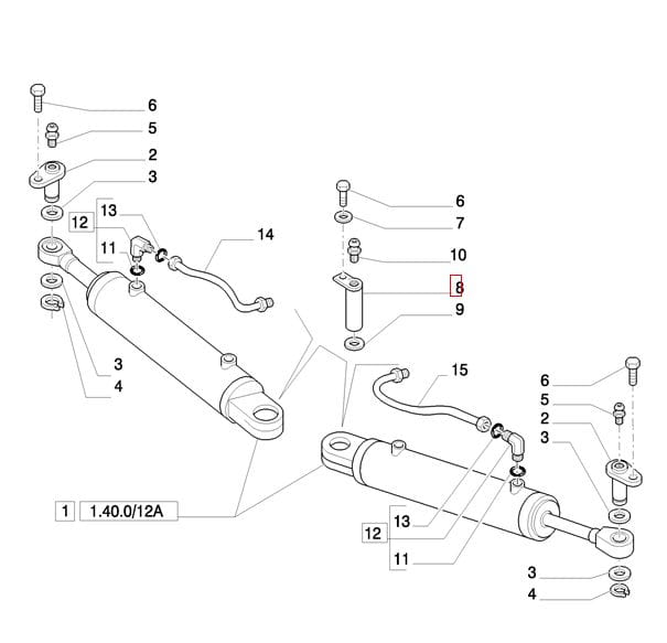 ШТИФТ ТОРСИОННОГО ПРИВОДА NEW HOLLAND CASE STEYR 5135870 - 5198013 - 48078386