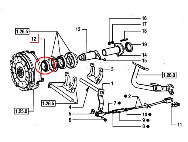 УПОРНЫЙ ПОДШИПНИК NEW HOLLAND CASE STEYR 87541562 - 87289219 - 5122028 - 87541561 - 87345759