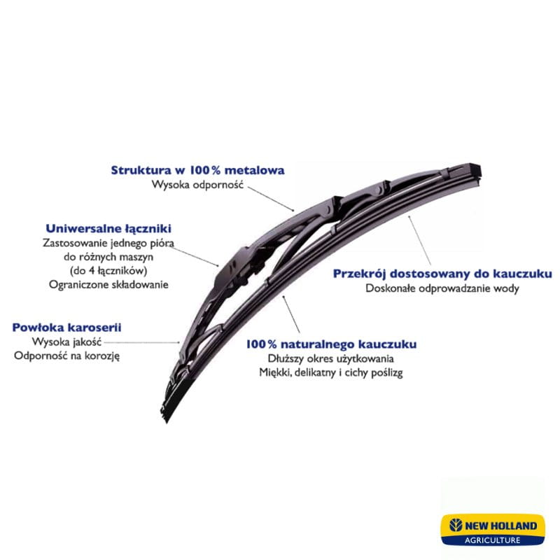 СТЕКЛООЧИСТИТЕЛЬ 500MM NEW HOLLAND CASE 73329275