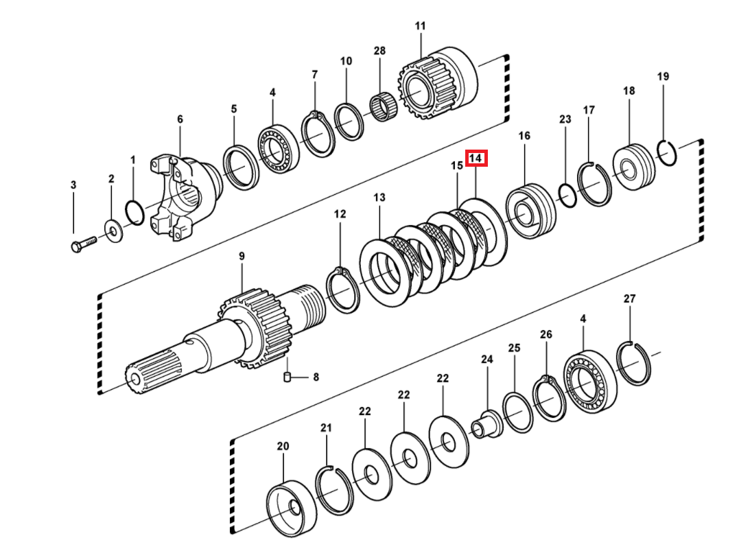 ПРОСТАВКА КОРОБКИ VOLVO BL60 61 70 71 11709157