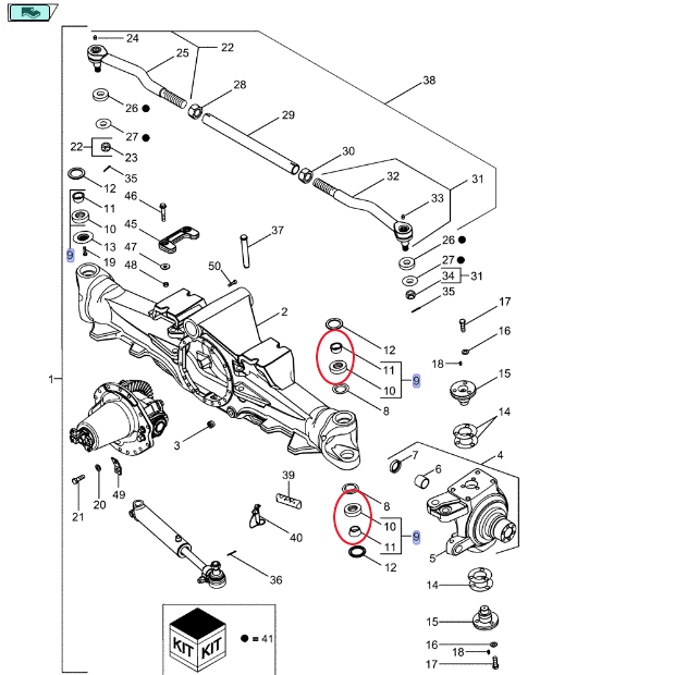 ПОДШИПНИК КРОССОВЕРА CNH 368728A1
