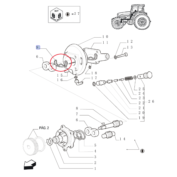 Уплотнительное кольцо D2NN3R656A
