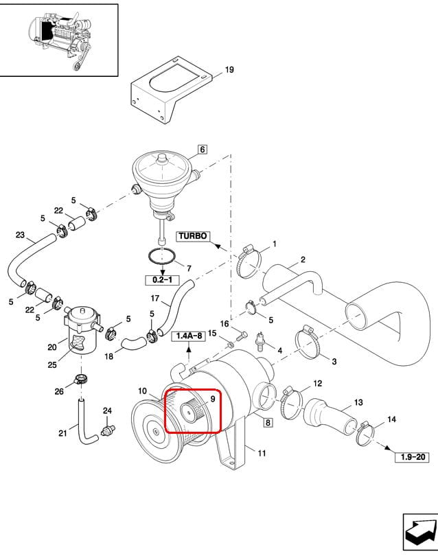 ВНУТРЕННИЙ ВОЗДУШНЫЙ ФИЛЬТР NEW HOLLAND CASE 87682985-84031480