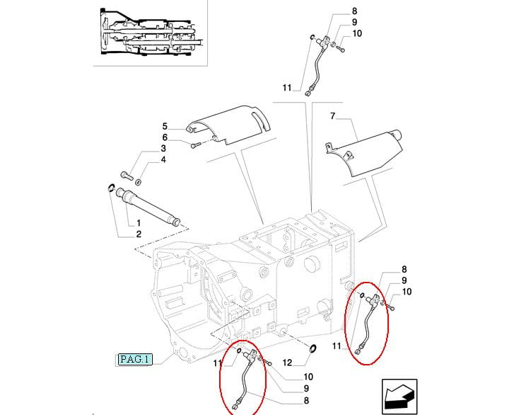 ДАТЧИК ОБОРОТОВ ТРАНСМИССИИ NEW HOLLAND CASE STEYR 82028157 - 84169162 - 47766973