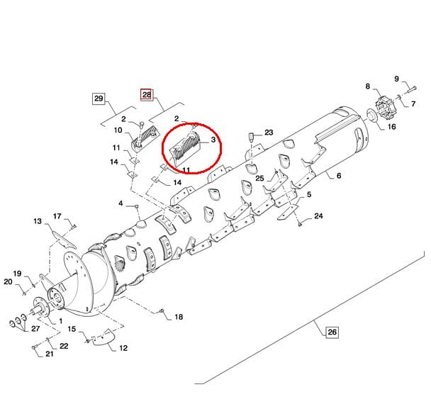 CEPY (КОМПЛЕКТ ИЗ 2 ШТ.) RH New Holland 86503256