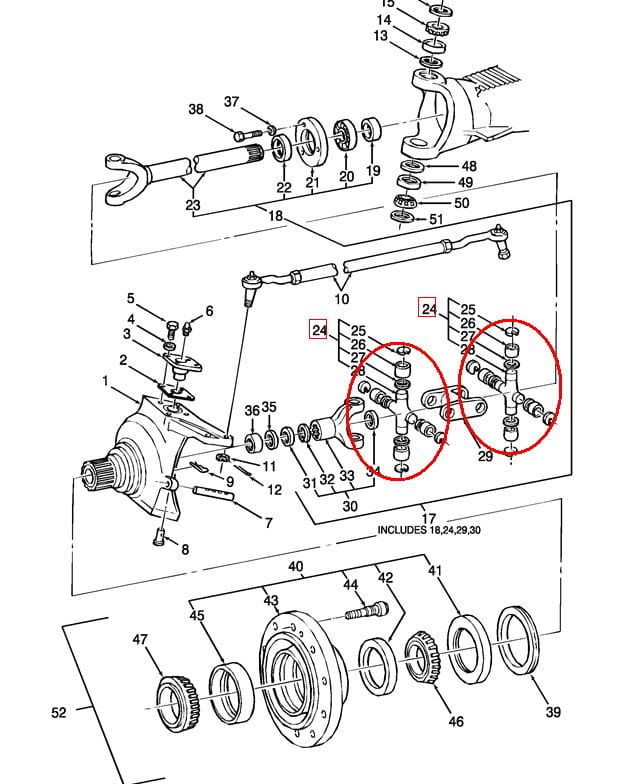ПОЛУОСНЫЙ КРЕСТ NEW HOLLAND CASE DANA5319X - 81874909 - 80126761 - 84355343