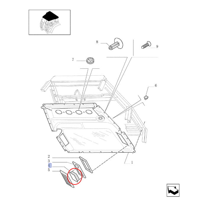 ФИЛЬТР ДЛЯ КАБИНКИ NEW HOLLAND CASE 82018373 - 82034662